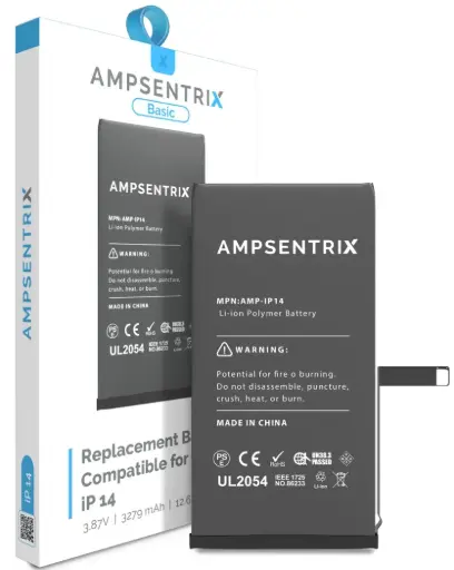Ampsentrix Battery Replacement for IPH 14