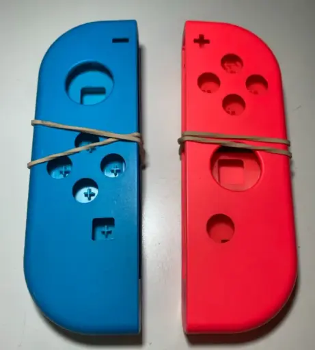 Nintendo Switch JoyCon shell blue/pink Original USED